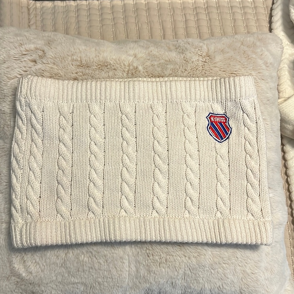 White sweater tube top